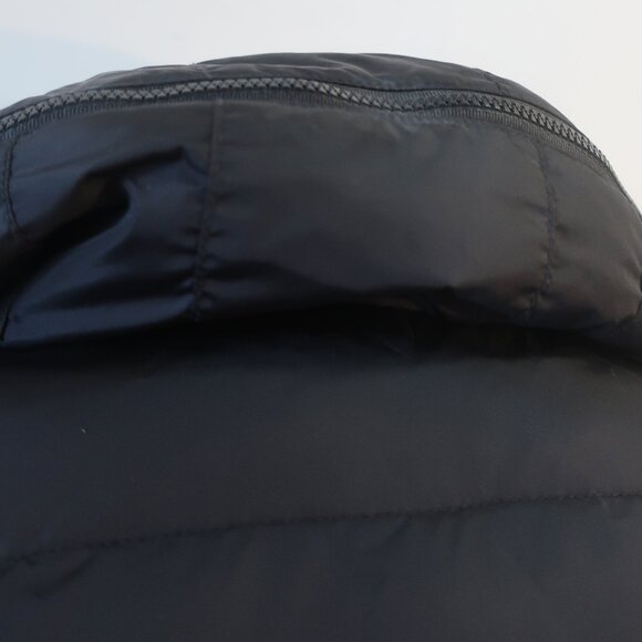 Moncler Flamme Giubbotto Black Zip Hooded Goose Down Midi Puffer Coat 0 US/XS - Picture 9 of 16